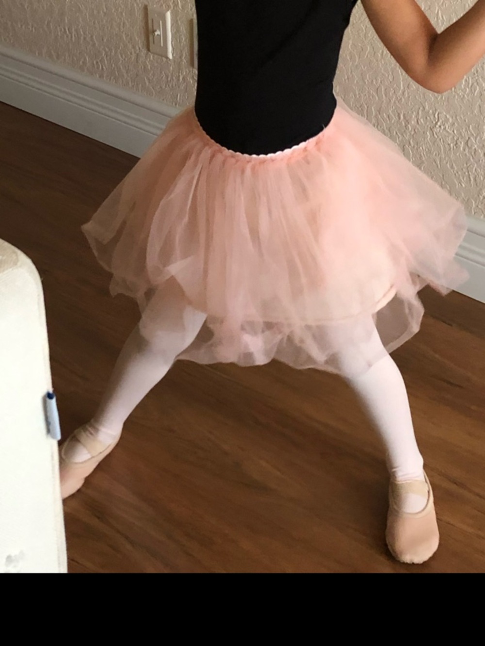 4 ballerina skirts bundle, 2 pink and 2 black Pink Tulle Ballet Skirt, Size 3-4